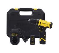 STANLEY SCH10D2K-IN Brushed Hammer Drill Driver with 2Ah Battery and 1.5A Charger
