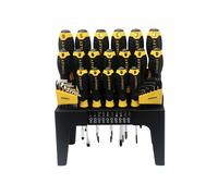 Stanley Screwdriver Set In Rack, 44 Piece Stanley Multicolor