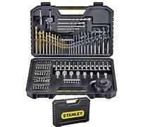 STANLEY Set of 100 Hex Drill Bits and Accessories on Metal, Plastic