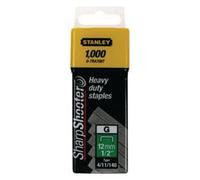Stanley 0-TRA708T Heavy Duty Staples 12mm Pack of 1000