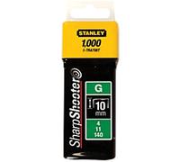 Stanley SharpShooter Staples 10 mm 1-TRA706T Metal Silver Pack of 1000
