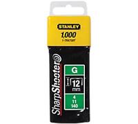 Stanley SharpShooter Staples 12 mm 1-TRA708T Metal Silver Pack of 1000