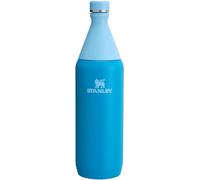 Stanley Slim All-Day Bottle 34 oz | Outlet Lid with Leak-Proof Seal | Slim Design for Travel & Gym | Insulated Stainless Steel | BPA Free | Azure