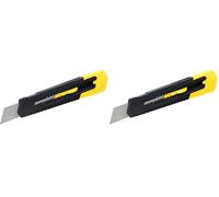 Stanley Sm18 Snap Off Blade Knife 0 10 151 (Pack of 2)