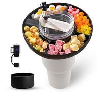 Stanley Snack Tray with 4 Silicon Compartments & Stanley Cup Accessories Kit - Fits 40 oz Quencher H2.0 Cup