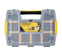 Stanley Sortmaster Lite Organizer 115 Lx25 Wx85 H Black Yellow Clear