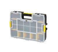 Stanley SortMaster Tool Organiser, Seal-Tight Professional with Removable Compartments, for Small Parts and Storage, 1-94-745
