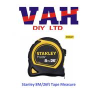 Stanley STA030656N Tylon Pocket Tape Measure 8m/26ft 25mm WIdth