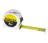 STANLEY 0-33-522 Powerlock Tape, 3m Metric Only