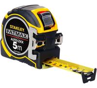 STANLEY STA033671 FATMAX Autolock Tape, 5m Metric Only, Yellow/Black 5 m