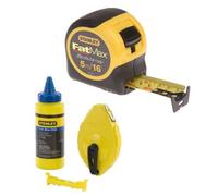 Stanley Sta033719 0-33-419 5M 16Ft Fatmax Tape Measure Sta047443 30M Chalk Line