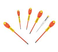 Stanley 065441 FatMax Screwdriver Set Insulated Phillips and Parallell (6 Pieces)