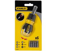 Stanley 0-66-358 Stubby Ratchet Multibit Screwdriver
