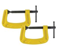 Stanley Sta083033 Pack Of 2 X Bailey G Clamp 75mm 0-83-033 Twin Pack
