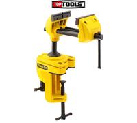STANLEY 1-83-069 MAXSTEEL Multi Angle Vice, Yellow/Black