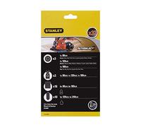 STANLEY STA37095-XJ Conjunto 32 Sandpapers para Multisandpaperdora for DIYers & Professionals, Made for Cutting and Finishing Jobs, 32-piece Set