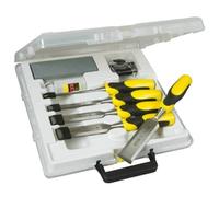 Stanley 516421 Dynagrip Chisel and Strike Cap Set with Access (5 Pieces)