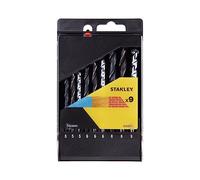 STANLEY STA56005-QZ 9 Piece Masonry, Metal and Wood Drill Bit Set, Includes 5mm (x3), 6mm (x3), 8mm (x3)