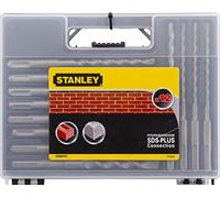 STANLEY STA56119-QZ Cassette Con 12 Drill Bits SDS-Plus (160 mm) for DIYers & Professionals, Designed for Drilling and Material Removal, 160 mm, 12-piece Set