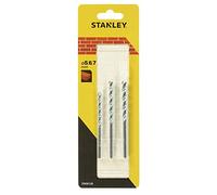 STANLEY STA56128-XJ 3 Piece Masonry Drill Bit Set, Includes 5mm, 6mm, 7mm