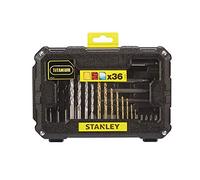 STANLEY STA7222-XJ Set De para Taladrar Y Atornillar for DIYers & Professionals, Built for Repair, Installation and Workshop tasks, 36-piece Set