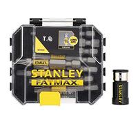 Stanley STA88566-XJ Tic Tac Con 9 Bits 50mm Y Adapter Magnetico Con Bloqueo for DIYers & Professionals, Designed for Repair and Installation tasks, 50mm, Magnetic, 10-piece Set