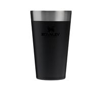 STANLEY 1913 Adventure Stacking Beer Pint 0.47L - Travel Mug Keeps Drinks Cold for 4 Hours - Stainless Steel Thermal Cup - Stacks Infinitely - Double Wall Vacuum Insulation - Dishwasher Safe - Black