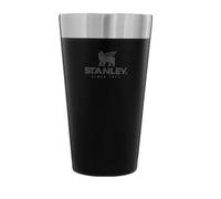 Stanley Adventure Stacking Beer Pint 0.47L / 16OZ Matte Black âÃÃ Keeps Beer Cold for 4 Hours | Stainless Steel Beer Pint | Stacks Infinitely | Do