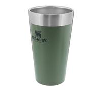 Adventure Stacking Beer Pint 047L Hammertone Green Travel Mug Keeps Beer Cold for 4 Hours Stainless Steel Beer Mug Stacks Infinitely Double Wall
