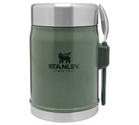 STANLEY Classic Legendary Food Jar + Spork 40cl Hammertone Green - Camping cooking gear - Green - size Unique