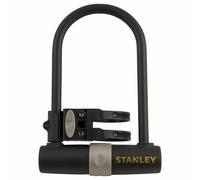 Stanley Steel Plastic U Shape Bike Lock Black