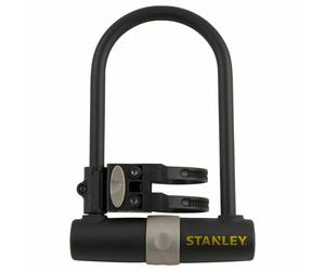 Stanley Steel Plastic U Shape Bike Lock Black