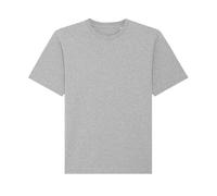 Stanley & Stella Unisex Stanley & Stella Freestyler Relaxed Heavyweight Organic Cotton Tee {SX142} - Heather Grey - Medium {36/38"}