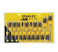 Stanley STA060213 Essential Screwdriver Set of 20 Pozi, Phillips, Slotted, Torx