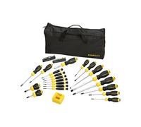 Stanley STHT0-62113 Screwdriver with Pouch, Multi-Colour, Set of 42 Piece