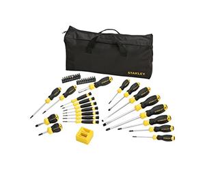 Stanley STHT0-62113 Screwdriver with Pouch, Multi-Colour, Set of 42 Piece