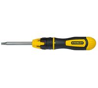 Stanley STHT0-62574 Bit-Screwdriver with 20 Bits and Ratchet, Black/Yellow, Set of 22 Piece