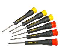 STANLEY STHT0-62632 Set 6 Fixed Screwdrivers for DIYers & Professionals, Made for Repair and Installation tasks, 6-piece Set