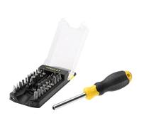 Stanley STHT0-70885 Multi Bit Screwdriver Set (35-Piece), Yellow/Black