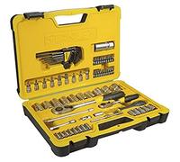 Stanley STHT0-73927 Socket Wrench, Silver, 1/2/1/4-Inch, Set of 75 Piece