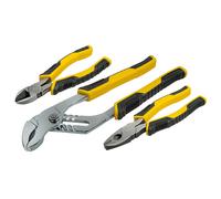 Stanley Control Grip Waterpump Combination Cut Joint/Combination 3 Pliers Set
