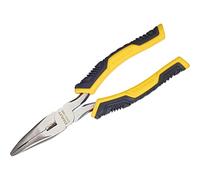 STANLEY STHT0-75066 200 mm Bent Nose Control Grip Pliers - Yellow