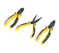 Stanley Tools STA075094 Control Grip Plier Set - Yellow/Black (3-Piece)