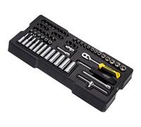 Stanley Transmodule System 1/4in Drive Metric Socket Set 60 Piece STA174175