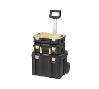 STANLEY Storage FatMax PRO-STACK 3 Piece Mobile Bundle Stackable STS180101
