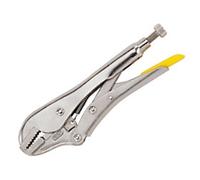 Stanley Straight Jaw Locking Pliers 0-84-811 Bi-Materials Chrome Steel Silver