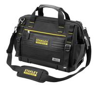Stanley STST1-70712 Open Tote Tool Bag with Belt, Black/Yellow