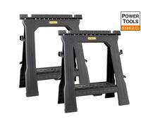 Stanley Tools Folding Saw Horses (Twin Pack) 170713