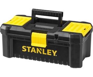 Stanley STST1-75514 "Essential" 12.5" Toolbox with Plastic Latches, Black/Yellow (Pack of 5)