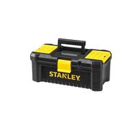 Stanley STST1-75514"Essential" 12.5" Toolbox with Plastic Latches, Black/Yellow